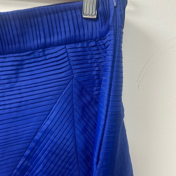 Blue Women's Satiny Dress Shorts - Picture 4 of 4